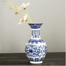 7128 Wall Mounted Ceramic Flower Vases Antique Porcelain Vase Home Decoration   202396272796